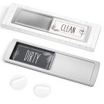 Stylish Dishwasher Magnet: Clean or Dirty Sign