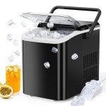 Portable Self-Cleaning Countertop Ice Maker