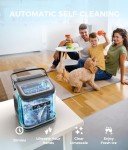 Ecozy Portable Ice Maker - Self-Cleaning, 9 Bullet Ice