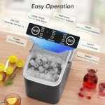Portable Self-Cleaning Countertop Ice Maker