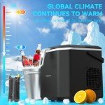 MagicPlux Portable Countertop Ice Maker Machine