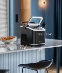 Ecozy Portable Ice Maker - Self-Cleaning, 9 Bullet Ice