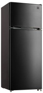 RCA Apartment Size Top Freezer Refrigerator - Black