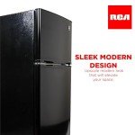 RCA Apartment Size Top Freezer Refrigerator - Black