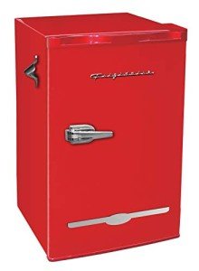 Frigidaire Retro Compact Refrigerator with Chiller - Red
