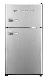 Frigidaire Compact Top-Freezer Mini Refrigerator - Stainless Steel