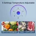 BANGSON 7.1 Cu.Ft Two-Door Refrigerator Freezer