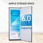 6 Cu Ft Upright Freezer with Reversible Door
