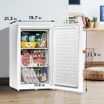 Midea 3.0 Cu. Ft. Upright Freezer - White