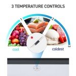 6 Cu Ft Upright Freezer with Reversible Door