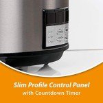 Crock-Pot 8-Quart Programmable Slow Cooker, Black Stainless