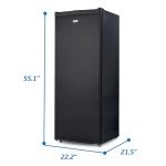 6 Cu Ft Upright Freezer with Reversible Door