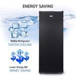 6 Cu Ft Upright Freezer with Reversible Door