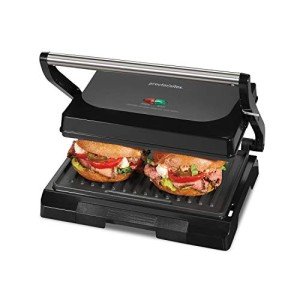 Compact Panini Press & Indoor Grill, 1000W