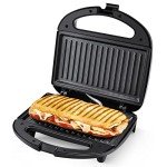 MONXOOK 750W Non-Stick Electric Panini Press