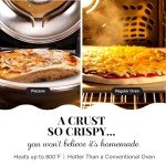 PIEZANO Electric 12-Inch Indoor Pizza Oven