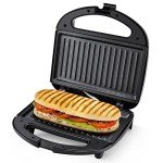 MONXOOK 750W Non-Stick Electric Panini Press