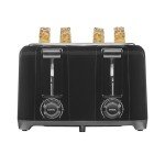 Proctor Silex 4-Slice Toaster, Black