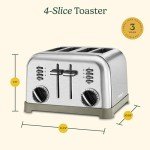 Cuisinart Classic 4-Slice Brushed Stainless Toaster