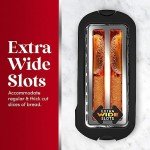 Elite Gourmet Long Slot 4-Slice Toaster