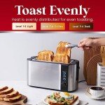 Elite Gourmet Long Slot 4-Slice Toaster