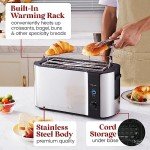 Elite Gourmet Long Slot 4-Slice Toaster
