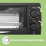 COMFEE Compact 9-Inch Toaster Oven, 950W