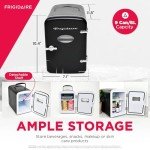 Frigidaire Retro Mini Refrigerator - 9 Can Capacity