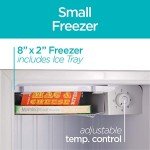 BLACK+DECKER Mini Fridge with Freezer, 1.7 Cu. Ft