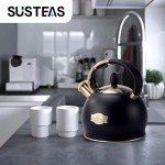 SUSTEAS Stainless Steel Teapot with Silicone Glove