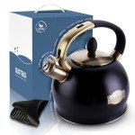 SUSTEAS Stainless Steel Teapot with Silicone Glove
