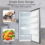 Smad 21 Cu. Ft. Convertible Upright Freezer