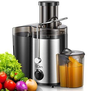 Qcen 500W Centrifugal Juicer with Wide Mouth