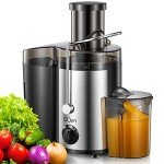 Qcen 500W Centrifugal Juicer with Wide Mouth