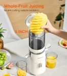 Cold Press Masticating Juicer with 5" Chute