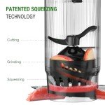 TUUMIIST Cold Press Juicer with Large Feed Chute