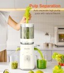 Cold Press Masticating Juicer with 5" Chute