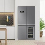 GarveeHome 21 Cu.ft French Door Refrigerator with Wine Rack