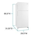 West Bend 18-Cu.Ft Frost Free Refrigerator, White