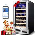 BODEGA 15-Inch Mini Wine Fridge, 31 Bottles