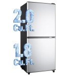 Anypro 3.8 Cu.Ft Mini Fridge with Freezer