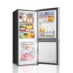 Saeoola Mini Fridge with Bottom Freezer, 4.0 Cu.Ft