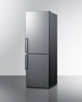 Summit 24" Bottom Freezer Refrigerator - Stainless Steel