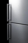 Summit 24" Bottom Freezer Refrigerator - Stainless Steel