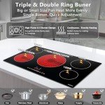 36" ECOTOUCH 5-Burner Electric Cooktop with Timer