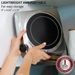 OVENTE 1000W Infrared Single Burner Hot Plate