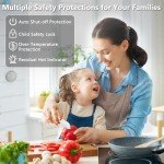 36" ECOTOUCH 5-Burner Electric Cooktop with Timer