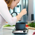 OVENTE 1000W Infrared Single Burner Hot Plate