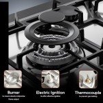 Empava 24" Gas Cooktop with 4 Burners