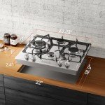 Empava 24" Gas Cooktop with 4 Burners